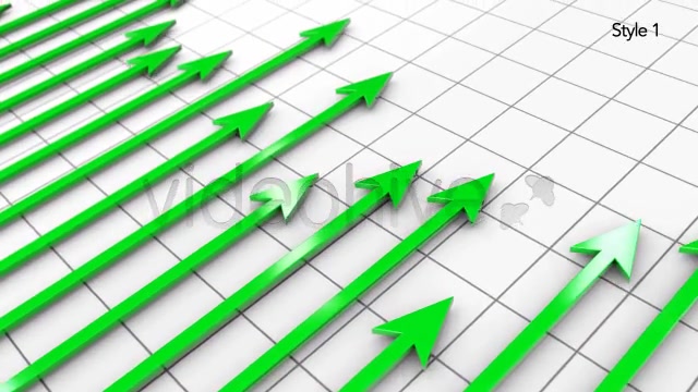 Green Profit Arrows Point Hight on 3D Graph Videohive 5530920 Motion Graphics Image 5