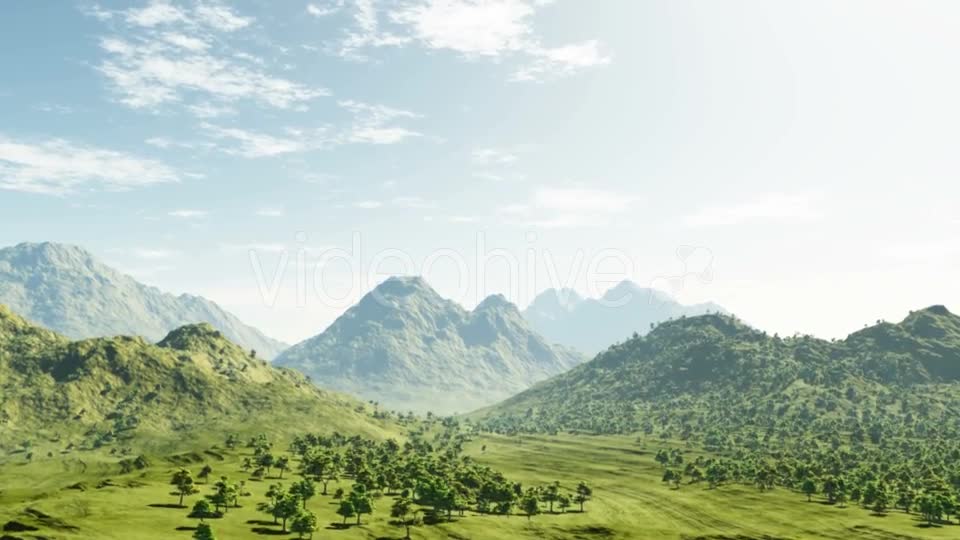 Green Valley And Mountain In Snow Videohive 18098856 Motion Graphics Image 9