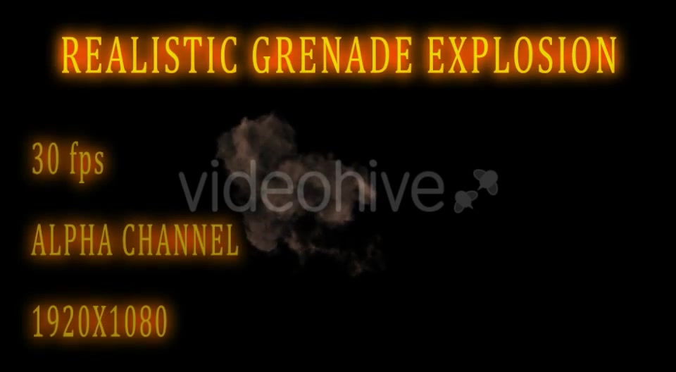 Grenade Explosion Videohive 15582769 Motion Graphics Image 3