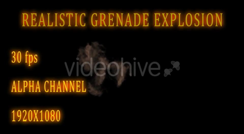 Grenade Explosion Videohive 15582769 Motion Graphics Image 4