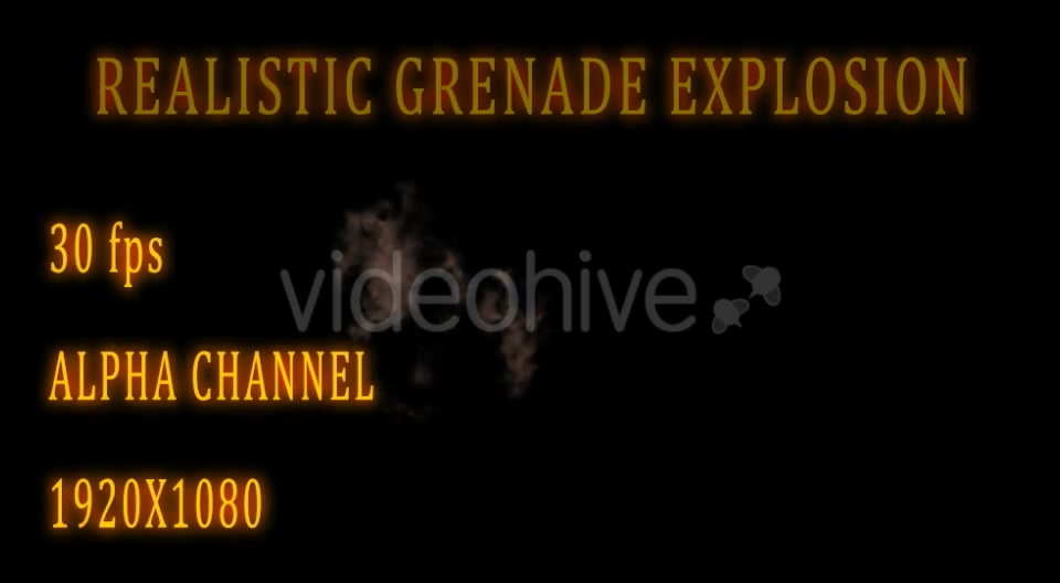 Grenade Explosion Videohive 15582769 Motion Graphics Image 5