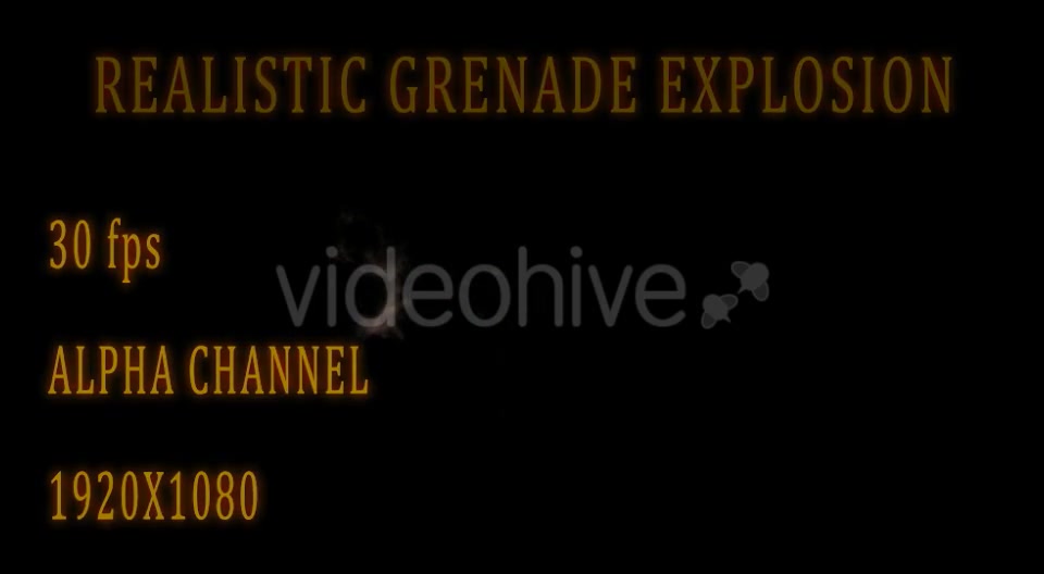 Grenade Explosion Videohive 15582769 Motion Graphics Image 6