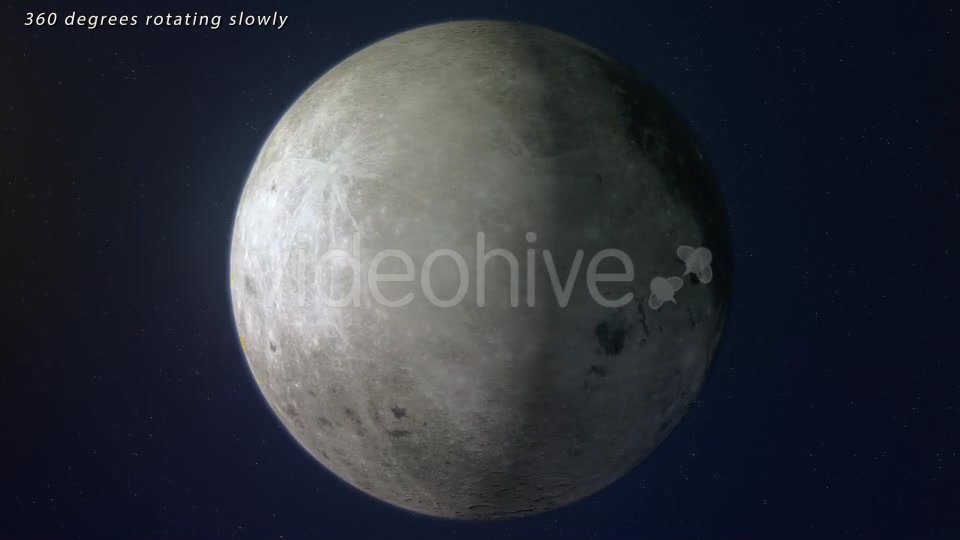 Grey Moon 360 Degrees Rotating Videohive 9226597 Motion Graphics Image 2