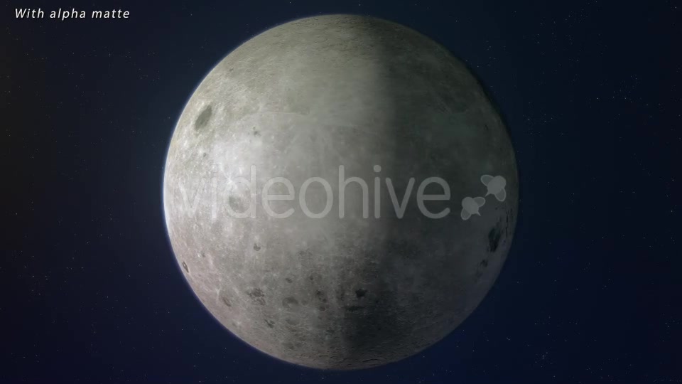 Grey Moon 360 Degrees Rotating Videohive 9226597 Motion Graphics Image 3