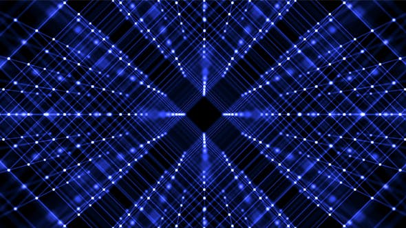 Grid Of Lines and Dots Of Amazing Blue color - 16983147 Download Videohive