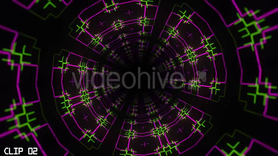 Grid Tunnel Videohive 20237088 Motion Graphics Image 4