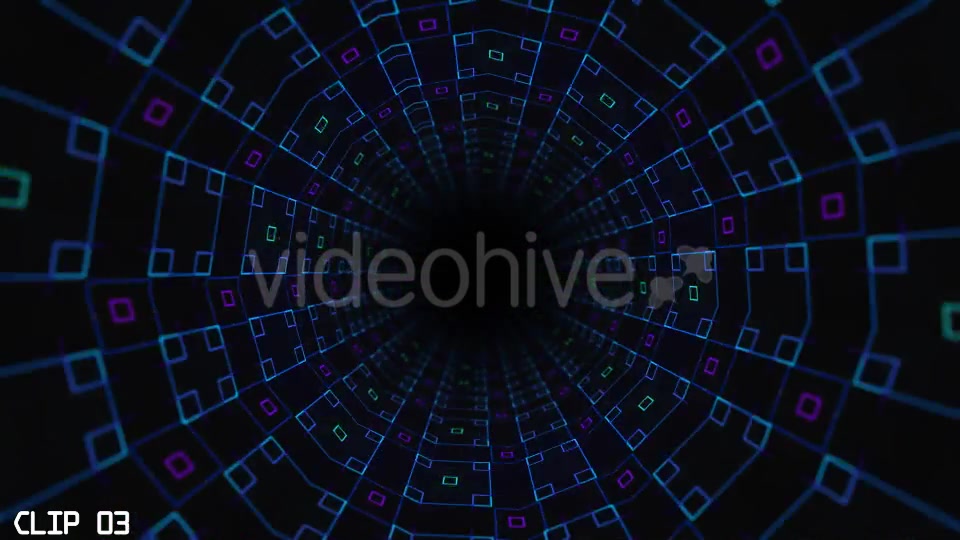 Grid Tunnel Videohive 20237088 Motion Graphics Image 5