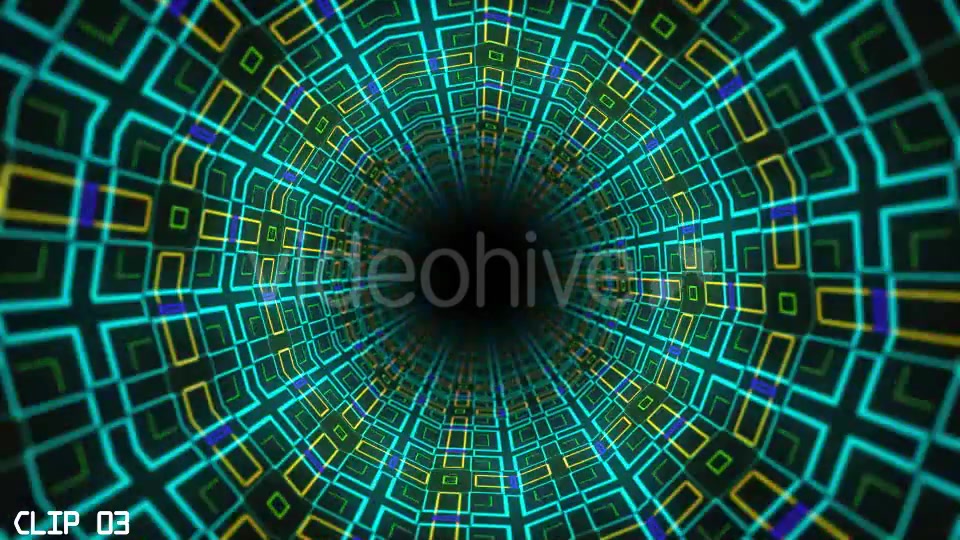 Grid Tunnel Videohive 20237088 Motion Graphics Image 6