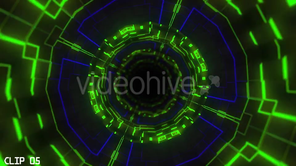 Grid Tunnel Videohive 20237088 Motion Graphics Image 9