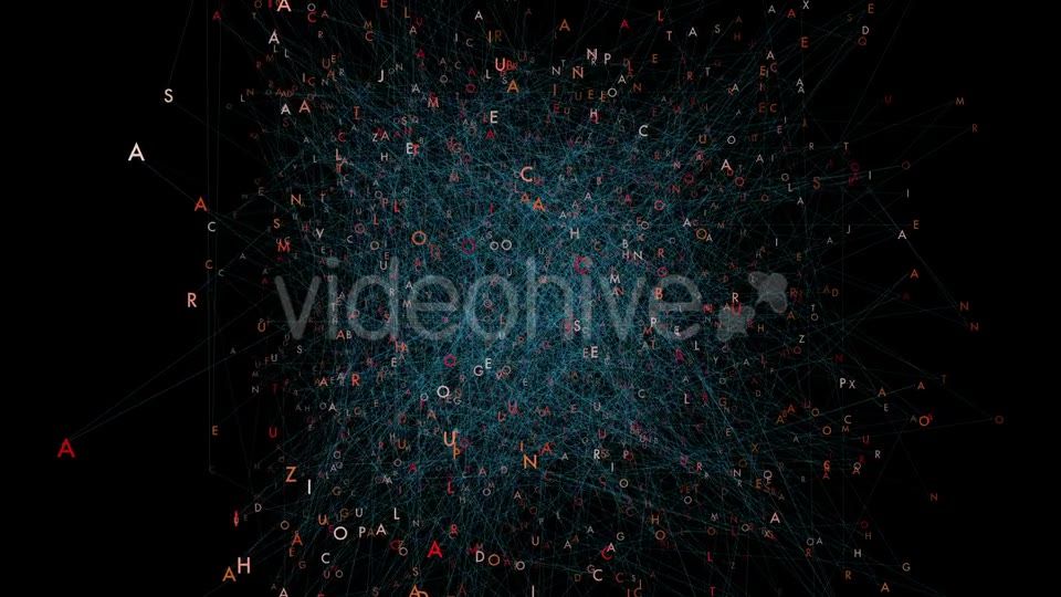 Group of Letters Connecting with Lines Videohive 21277927 Motion Graphics Image 2