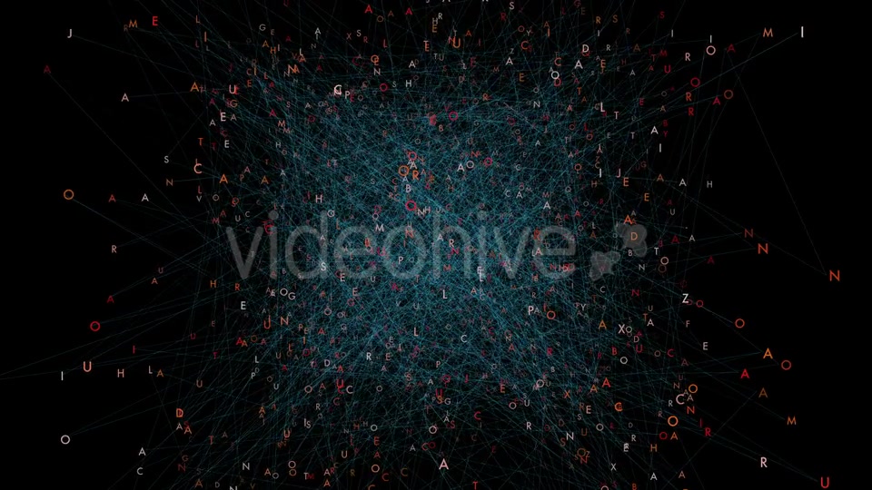 Group of Letters Connecting with Lines Videohive 21277927 Motion Graphics Image 4