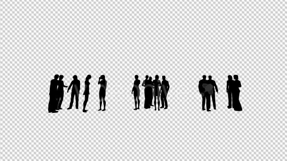 Group of People Silhouettes Videohive 19680458 Motion Graphics Image 10