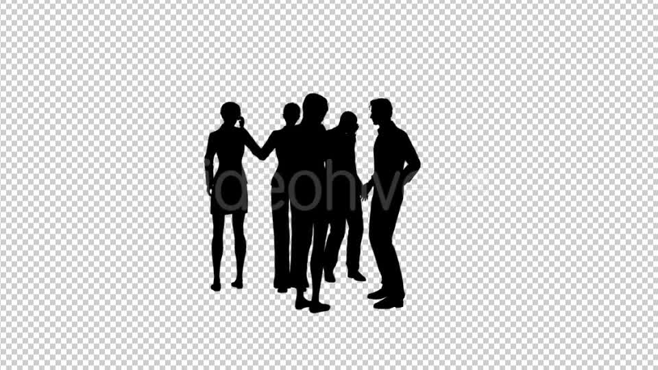Group Silhouette Videohive 19449051 Motion Graphics Image 1