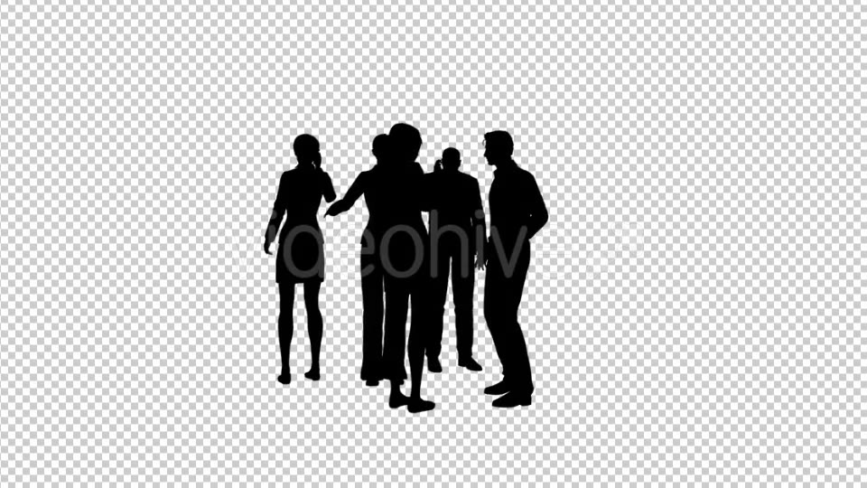 Group Silhouette Videohive 19449051 Motion Graphics Image 3