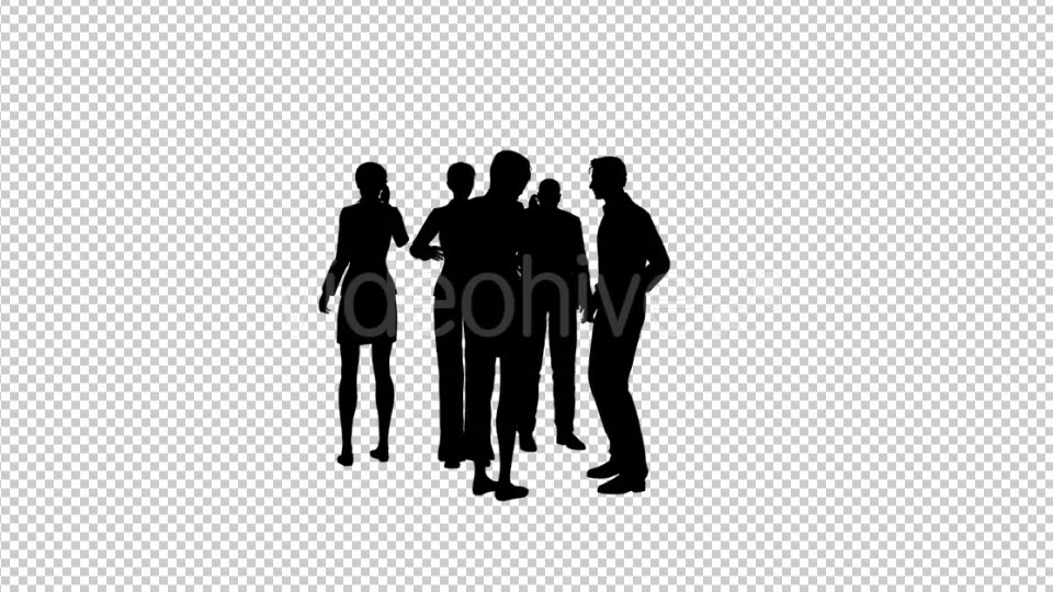 Group Silhouette Videohive 19449051 Motion Graphics Image 4