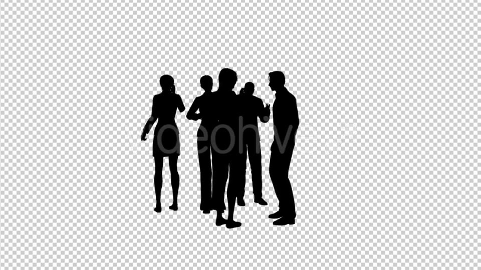 Group Silhouette Videohive 19449051 Motion Graphics Image 5