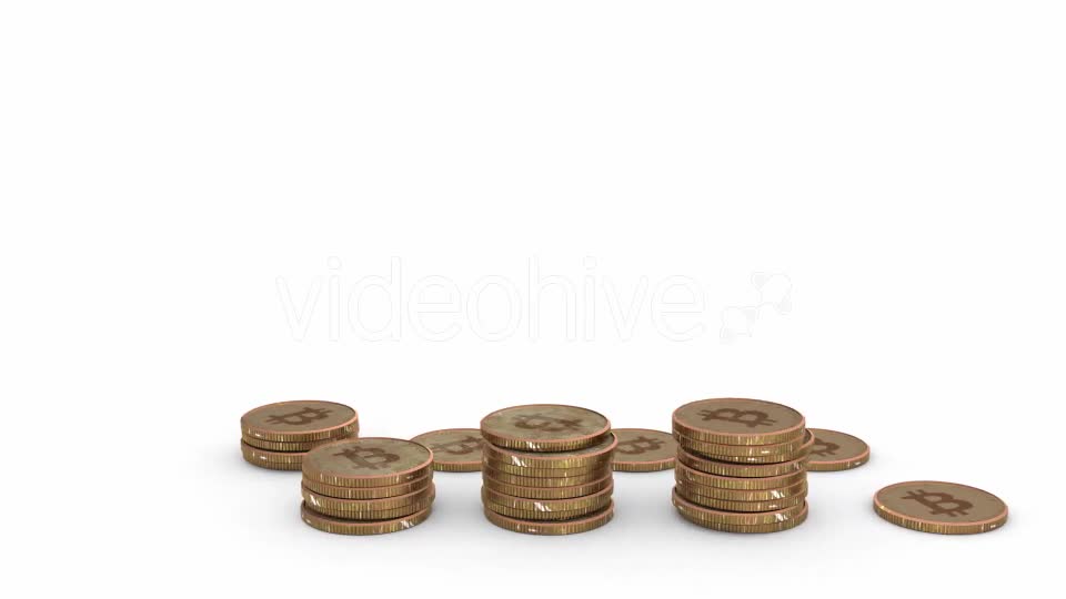 Growing and Falling Piles of Coins Videohive 21447617 Motion Graphics Image 1