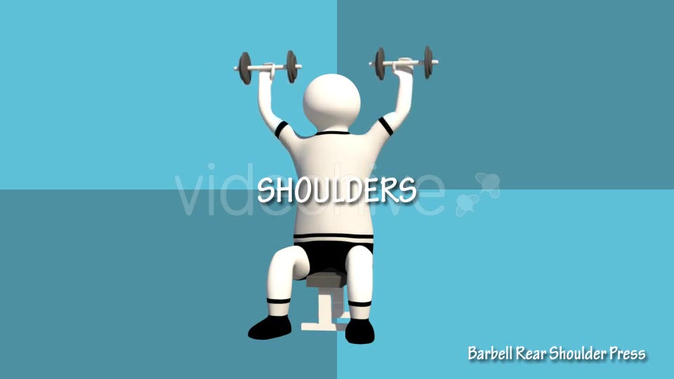 Gym Muscle Workout (Chest Forearms Lats Shoulders) Videohive 18624004 Motion Graphics Image 4