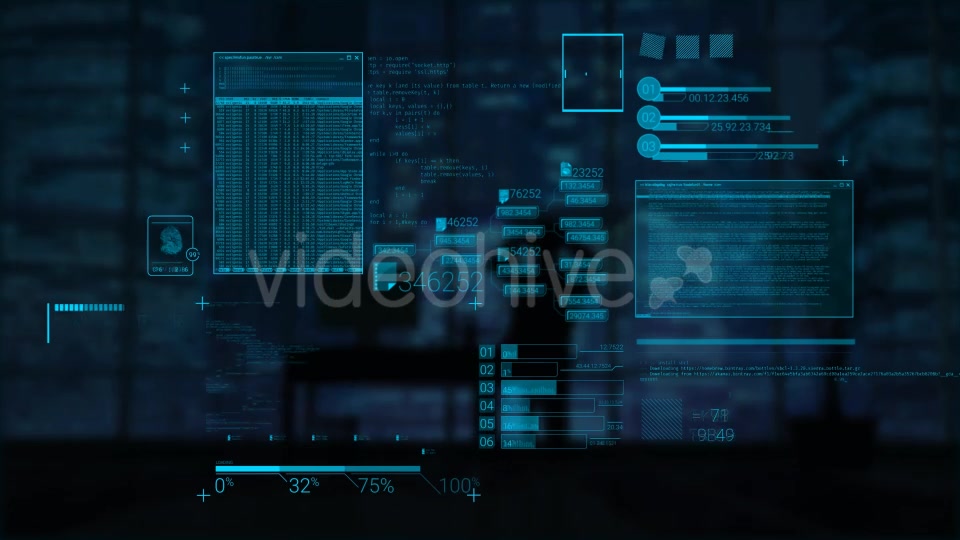 Hacker Textures And Elements Of Code Videohive 20729885 Motion Graphics Image 11