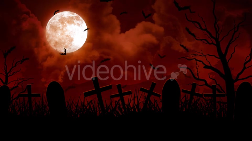 Halloween Cemetery Videohive 20831298 Motion Graphics Image 6