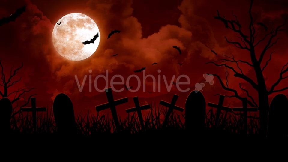 Halloween Cemetery Videohive 20831298 Motion Graphics Image 7