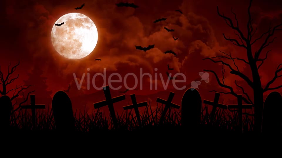 Halloween Cemetery Videohive 20831298 Motion Graphics Image 8