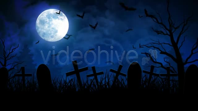 Halloween Cemetery Videohive 5794682 Motion Graphics Image 1