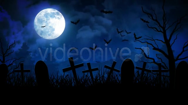 Halloween Cemetery Videohive 5794682 Motion Graphics Image 2