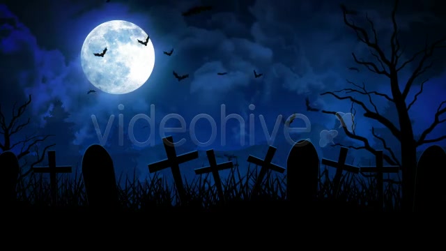 Halloween Cemetery Videohive 5794682 Motion Graphics Image 3