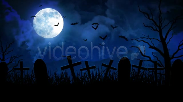 Halloween Cemetery Videohive 5794682 Motion Graphics Image 4