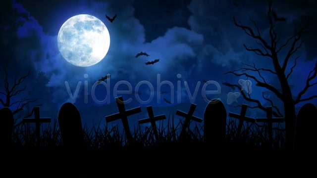 Halloween Cemetery Videohive 5794682 Motion Graphics Image 5