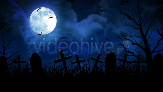 Halloween Cemetery Videohive 5794682 Motion Graphics Image 6