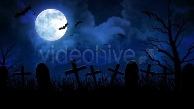 Halloween Cemetery Videohive 5794682 Motion Graphics Image 7