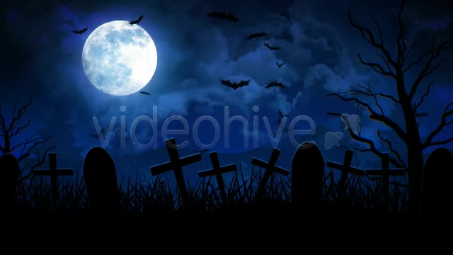 Halloween Cemetery Videohive 5794682 Motion Graphics Image 8