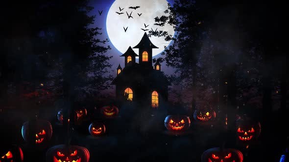 Halloween Forest Videohive 24866232 Quick Download Motion Graphics
