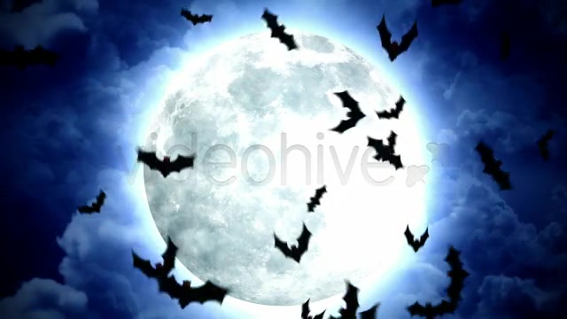 Halloween Moon and Bats Videohive 5787616 Motion Graphics Image 10