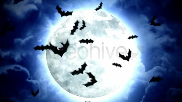 Halloween Moon and Bats Videohive 5787616 Motion Graphics Image 4