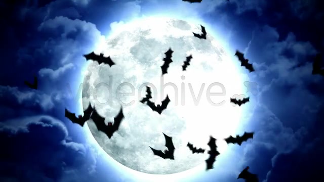 Halloween Moon and Bats Videohive 5787616 Motion Graphics Image 7