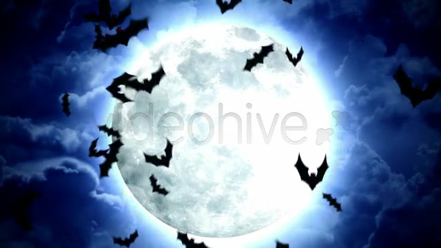 Halloween Moon and Bats Videohive 5787616 Motion Graphics Image 8