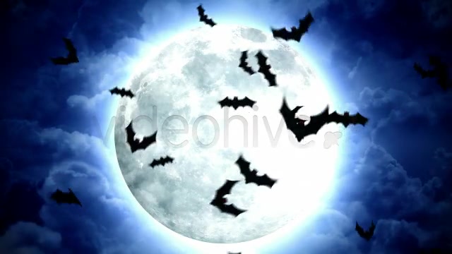 Halloween Moon and Bats Videohive 5787616 Motion Graphics Image 9