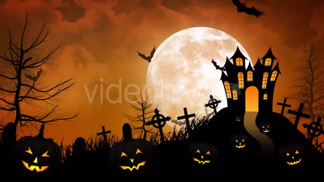 Halloween Night Backgrounds Pack Videohive 9190478 Motion Graphics Image 1