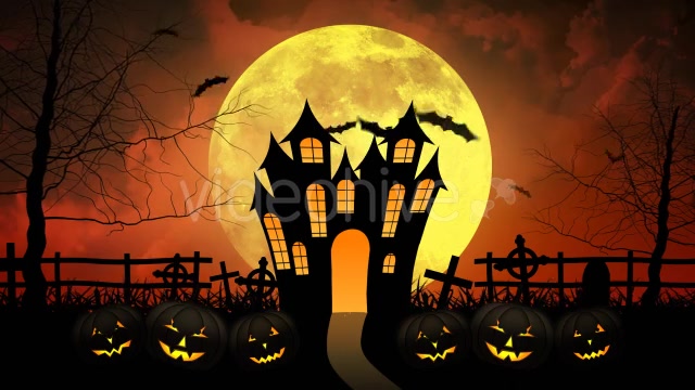 Halloween Night Backgrounds Pack Videohive 9190478 Motion Graphics Image 11