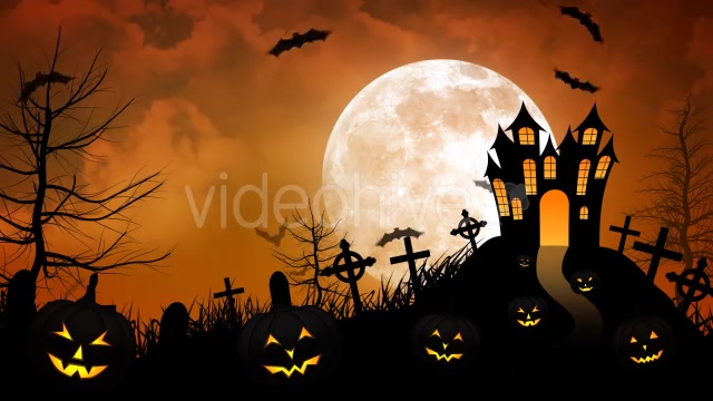 Halloween Night Backgrounds Pack Videohive 9190478 Motion Graphics Image 5