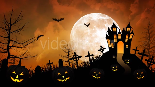 Halloween Night Backgrounds Pack Videohive 9190478 Motion Graphics Image 6
