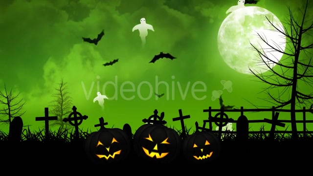 Halloween Night Backgrounds Pack Videohive 9190478 Motion Graphics Image 7