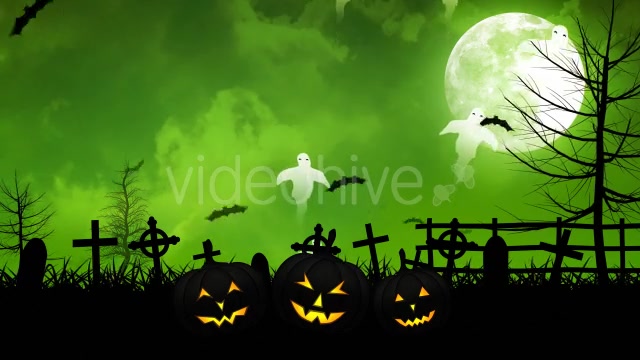 Halloween Night Backgrounds Pack Videohive 9190478 Motion Graphics Image 8
