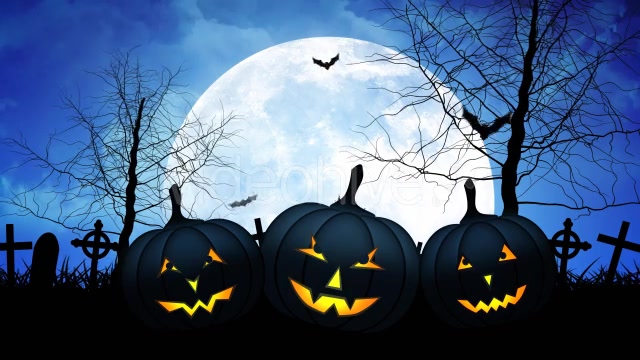 Halloween Night Backgrounds Pack Videohive 9190478 Motion Graphics Image 9