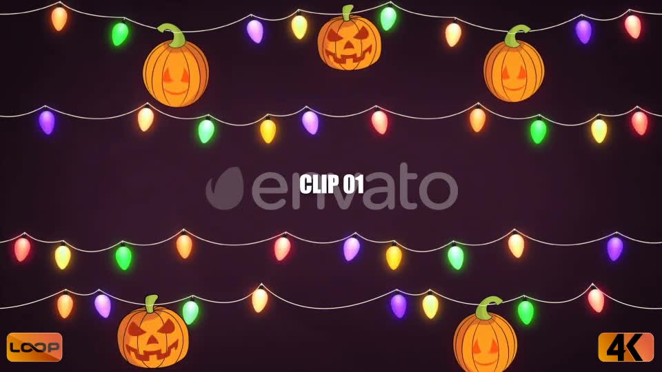 Halloween Pumpkin and Lights Videohive 24716006 Motion Graphics Image 2