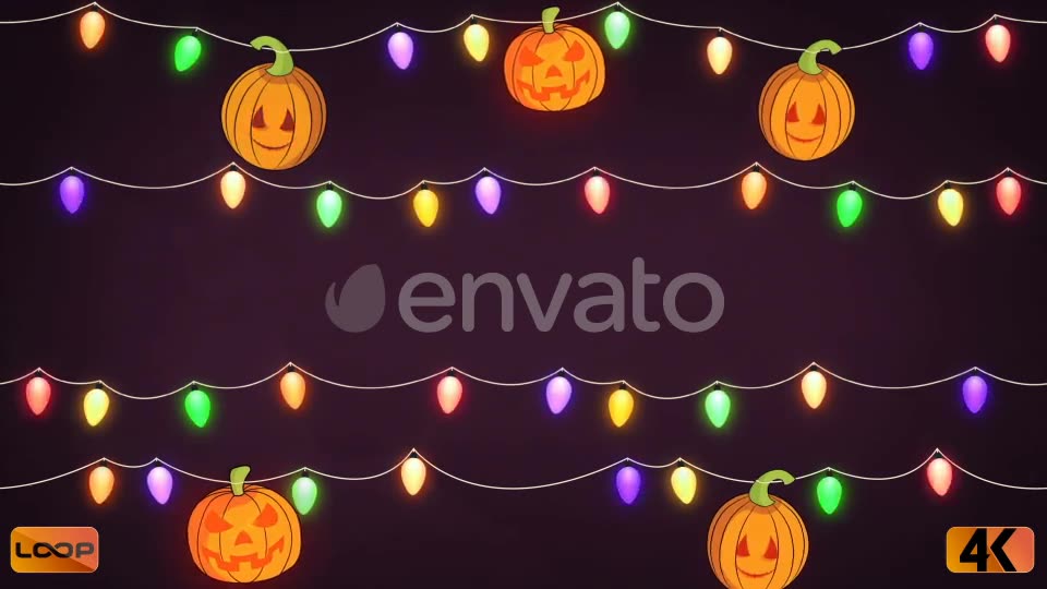 Halloween Pumpkin and Lights Videohive 24716006 Motion Graphics Image 3