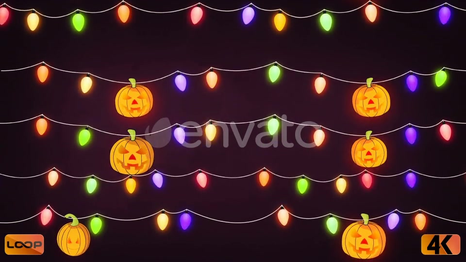 Halloween Pumpkin and Lights Videohive 24716006 Motion Graphics Image 7